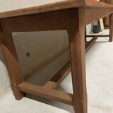 Exotic wood farmhouse table 2.6m