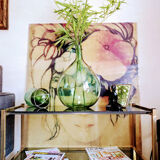 Demijohn in  green 12 litres