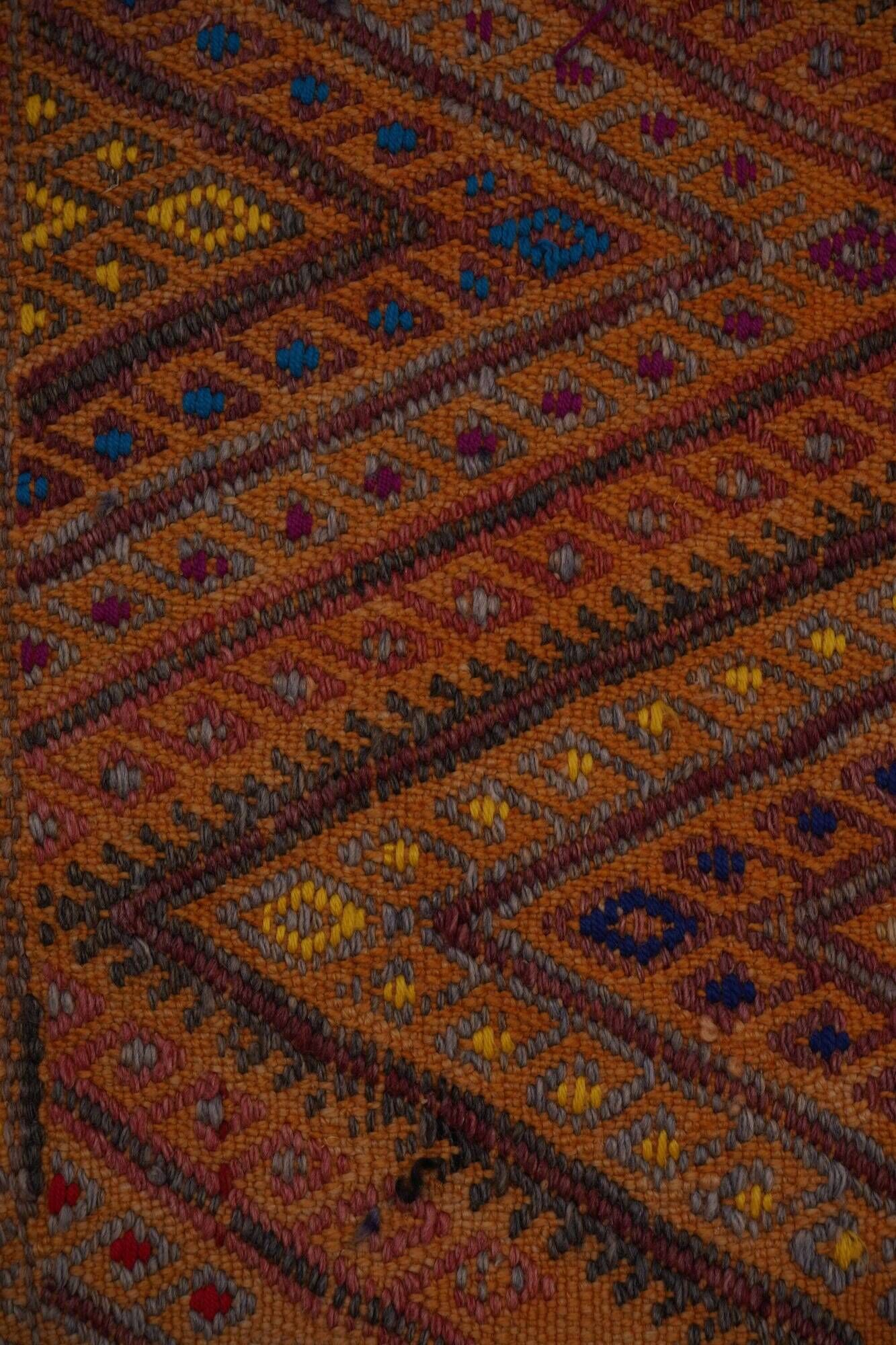Vintage Turkish kilim, handwoven, 165x234 cm.