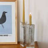 Pair of Scandinavian Iittala "Arkipelago" candlesticks by Timo Sarpaneva