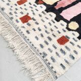 New colorful Beni Ouarain Moroccan Berber rug