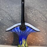 Panière en verre soufflé