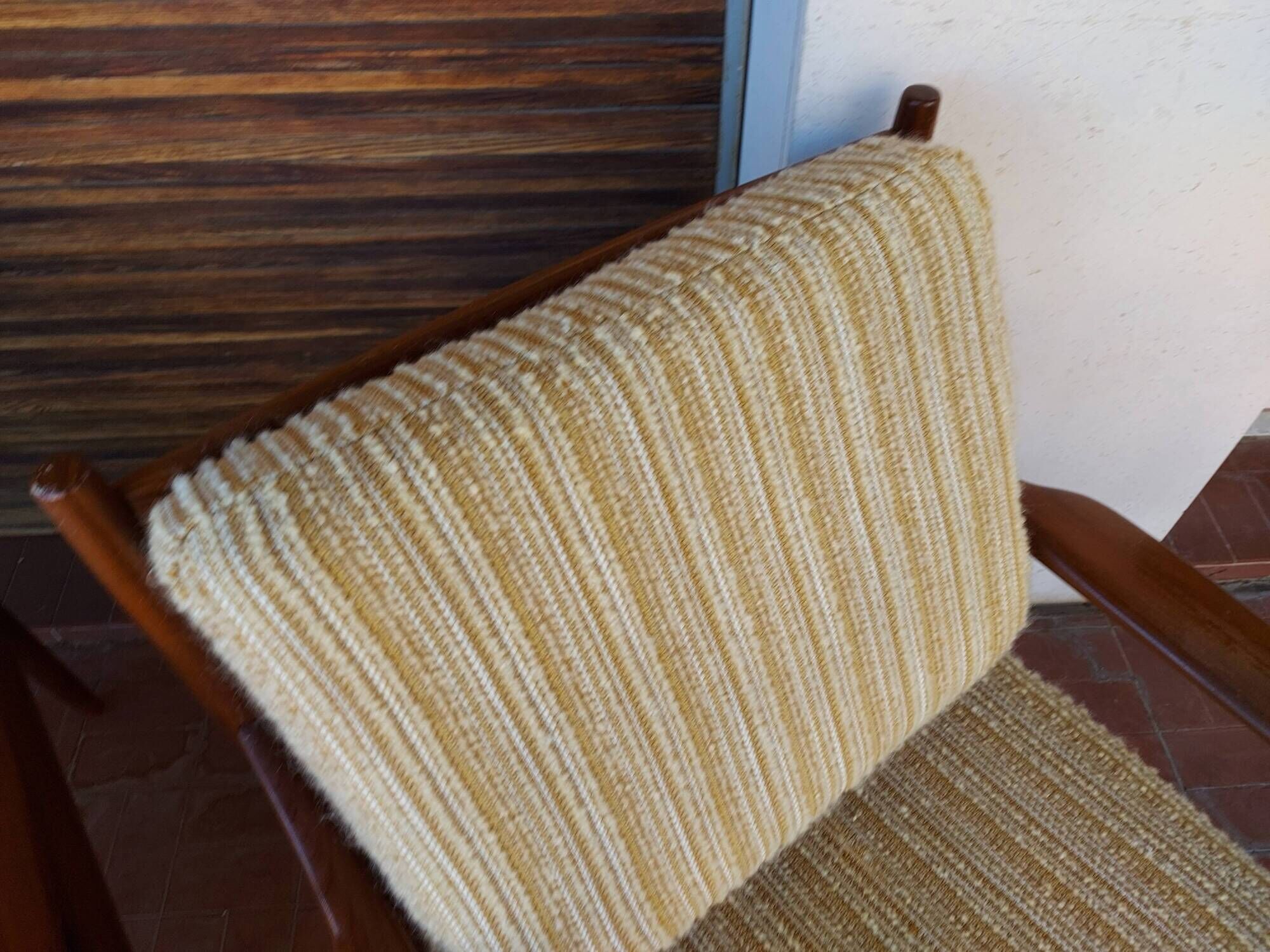 Scandinavian armchair Grete Jalk in teak, 50