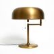 Extraordinary heavy 1960s XXL brass table lamp by Staff with a swivel joint
