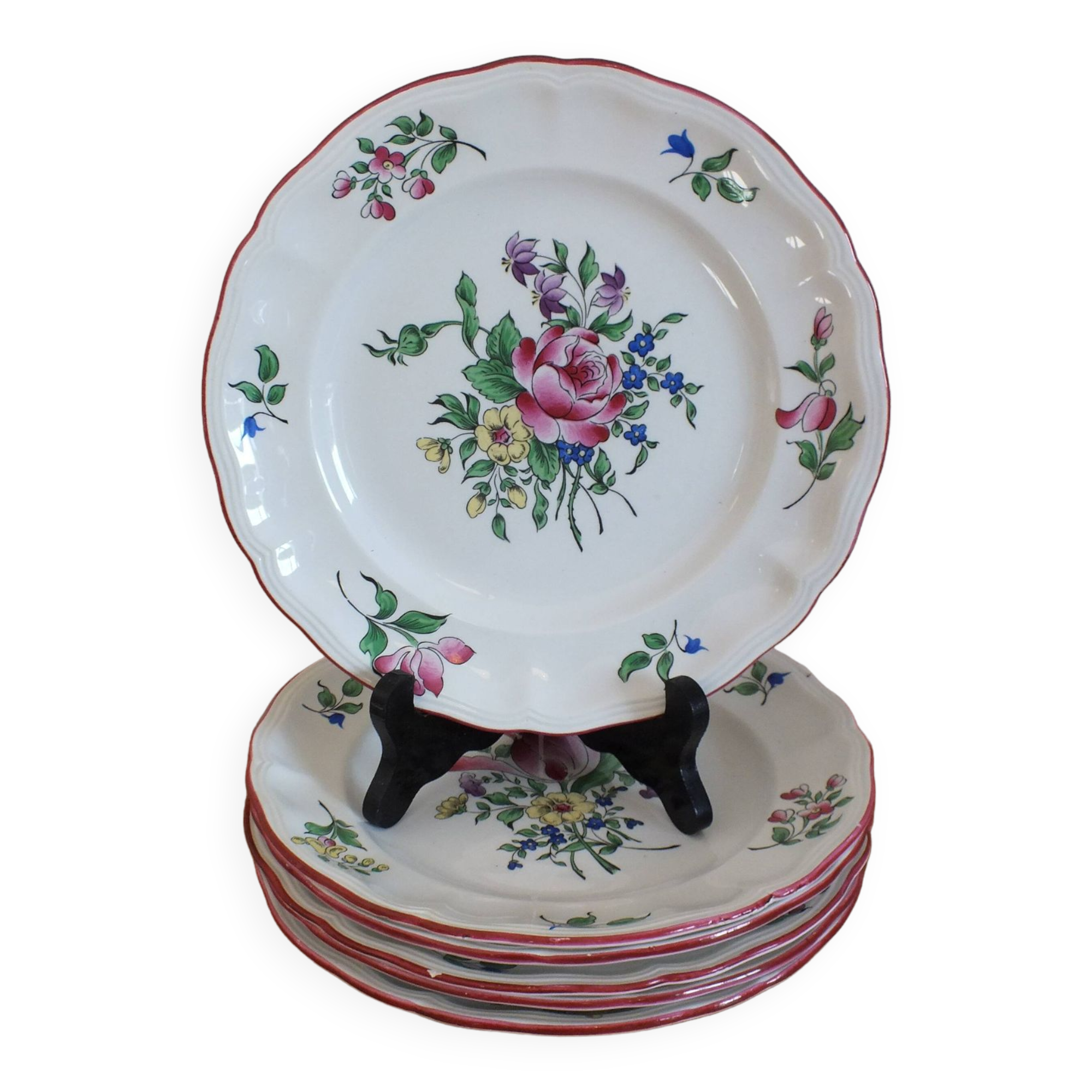 6 flat plates Lunéville KG street light model for starters