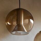 Pair of raak Amsterdam globe suspensions