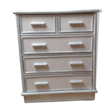Commodus rotin patine shabby
