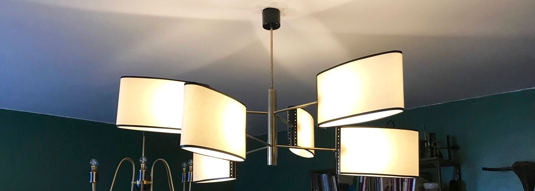 Maison Lunel chandelier 1950