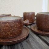 13 piece stoneware coffee/tea set