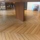 American walnut wood table