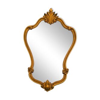 Louis XV style gilded mirror