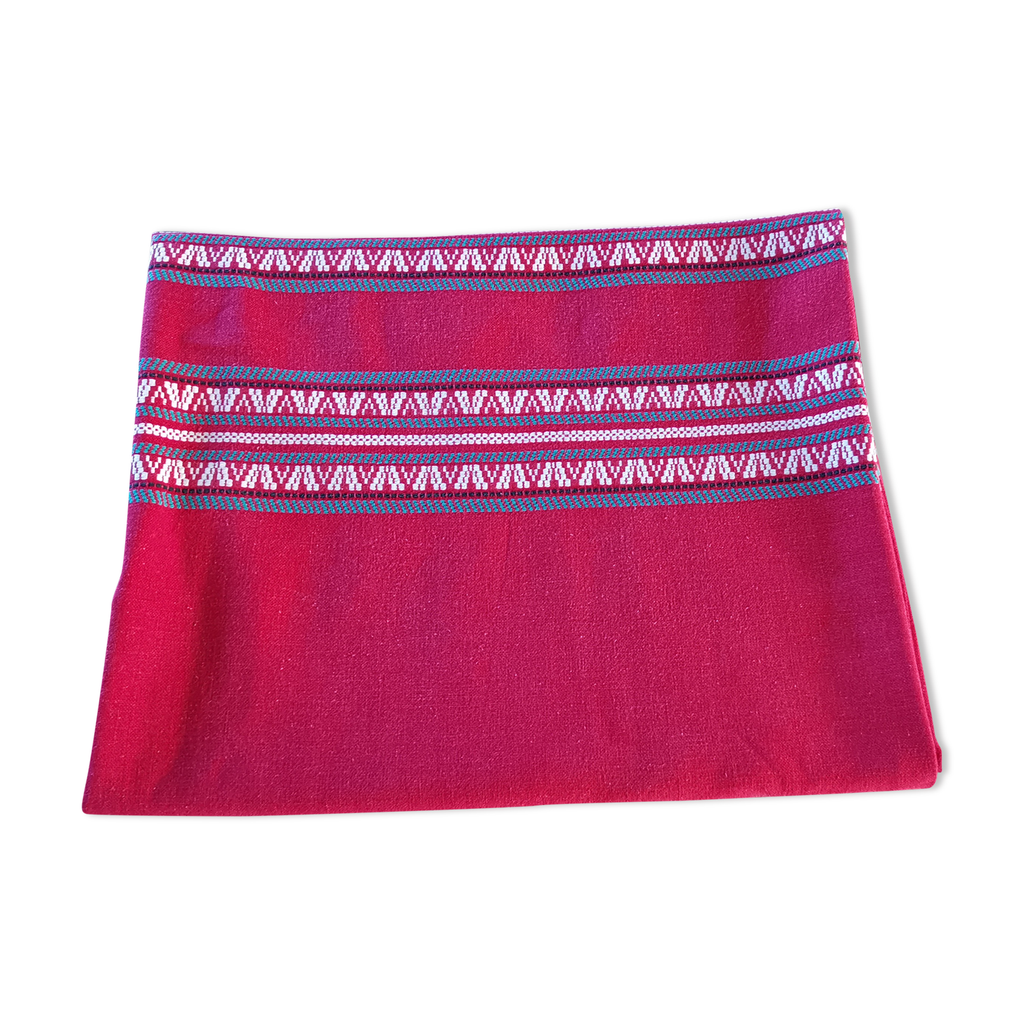 Old Basque red rectangular tablecloth