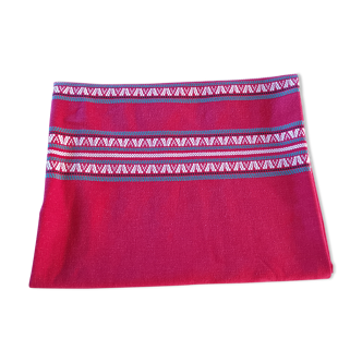 Old Basque red rectangular tablecloth