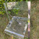 Chaises pliantes plexiglas