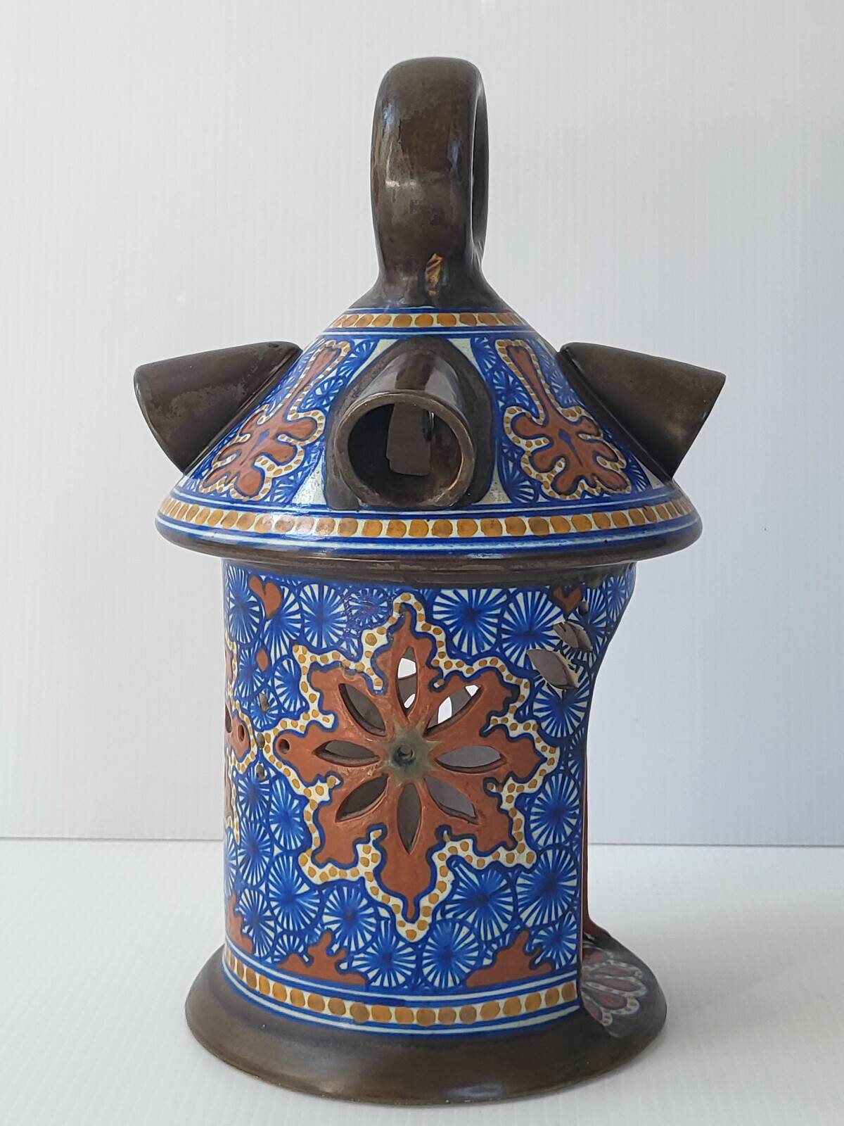 Gouda night light candle holder art deco 1915 vintage updated