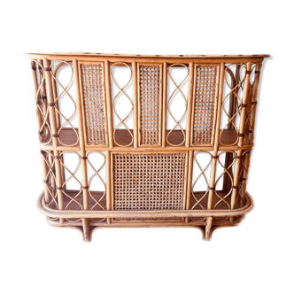 Vintage rattan bar