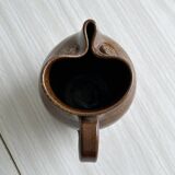 Handmade ceramic owl pitcher