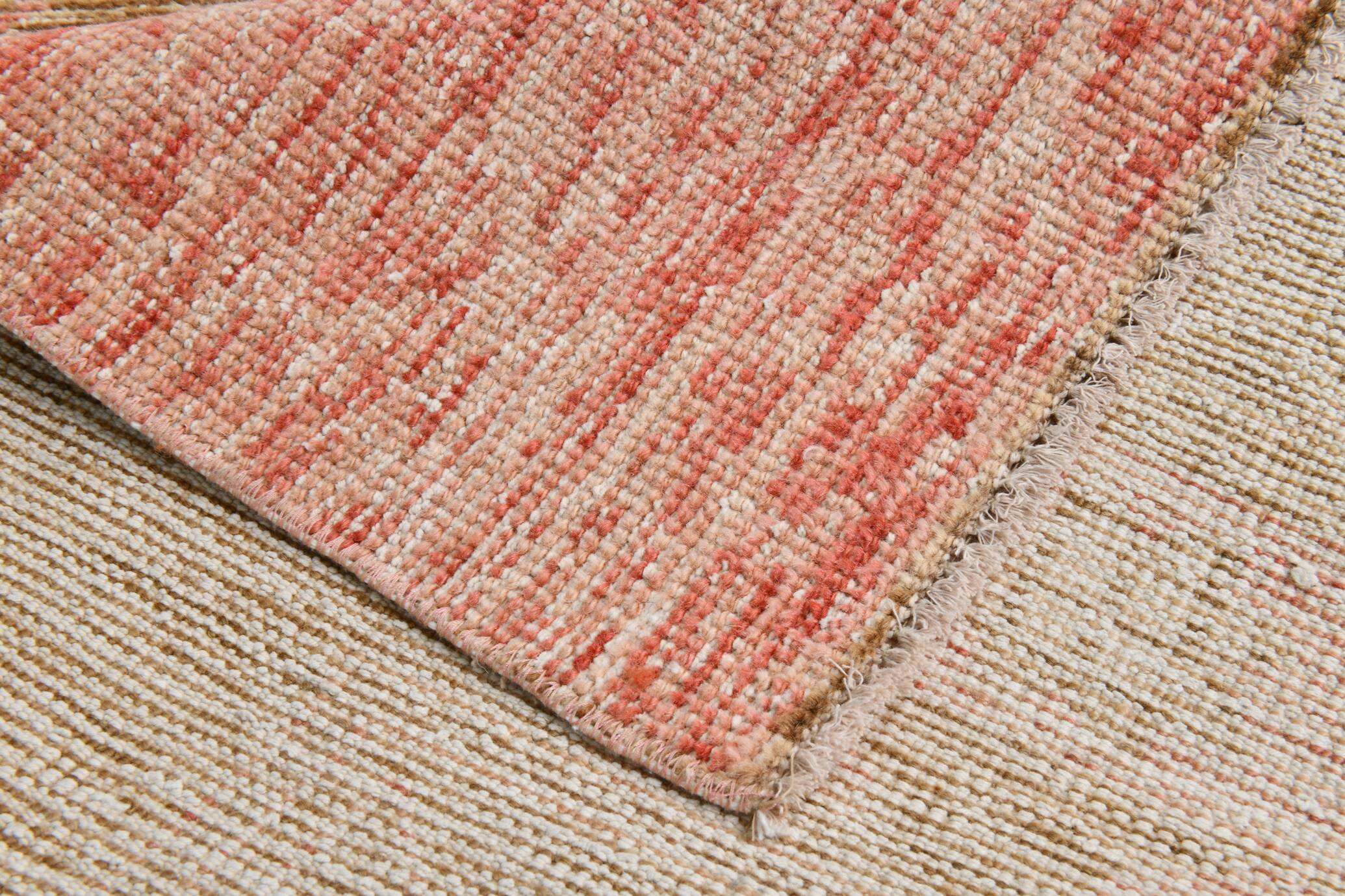 Mid Century Turkish Vintage Runner Rug, 86x325Cm