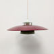 Suspension vintage bordeaux