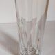 Six Art-Deco long drink glasses in crystal with cut sides