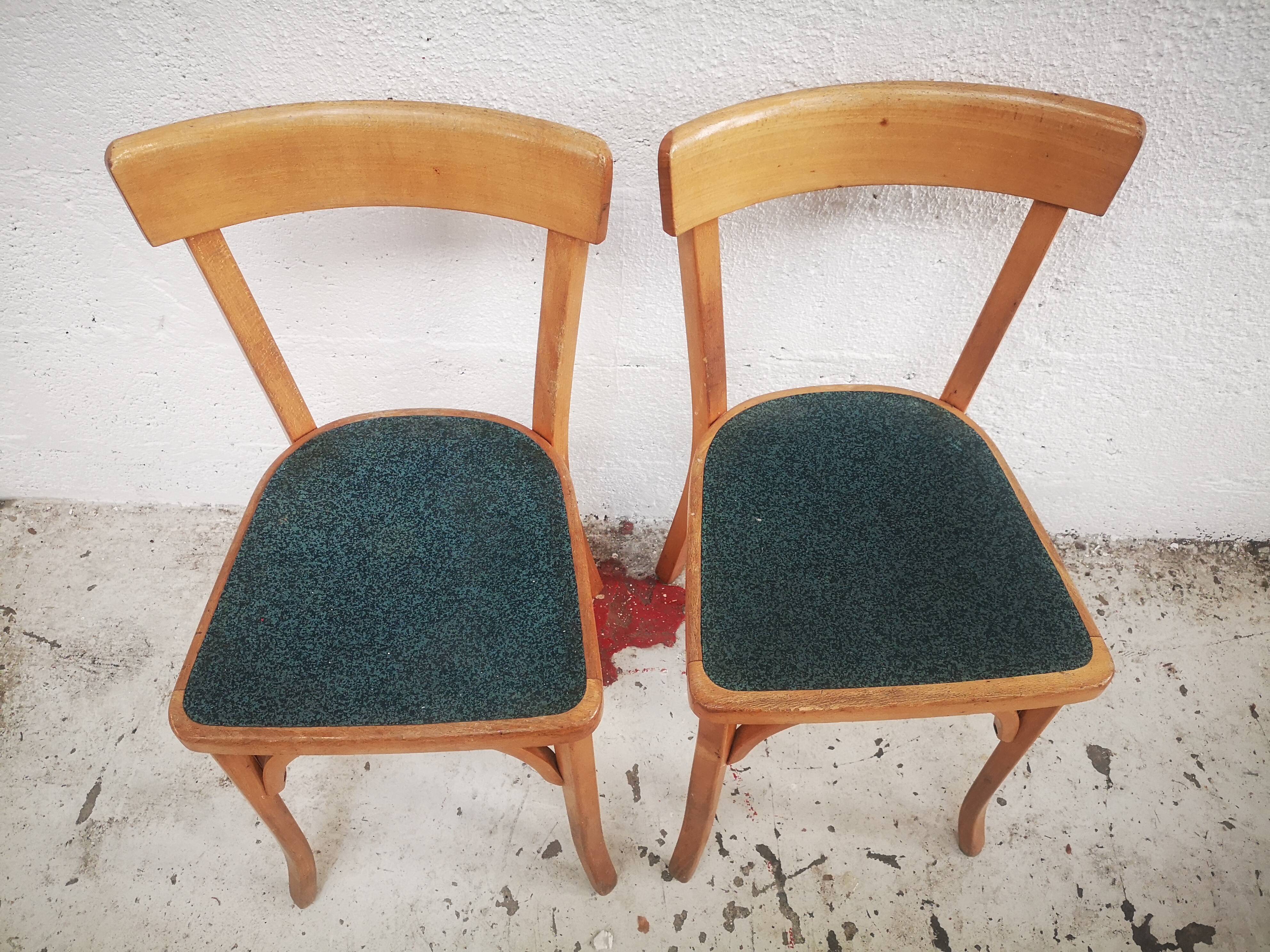 Pair of Baumann chairs