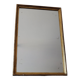 Antique rectangular gilded wood mirror