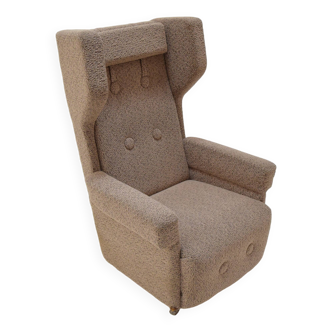 Comfortable armchair with wheels, Czechoslovakia, 1950's