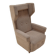 Comfortable armchair with wheels, Czechoslovakia, 1950's