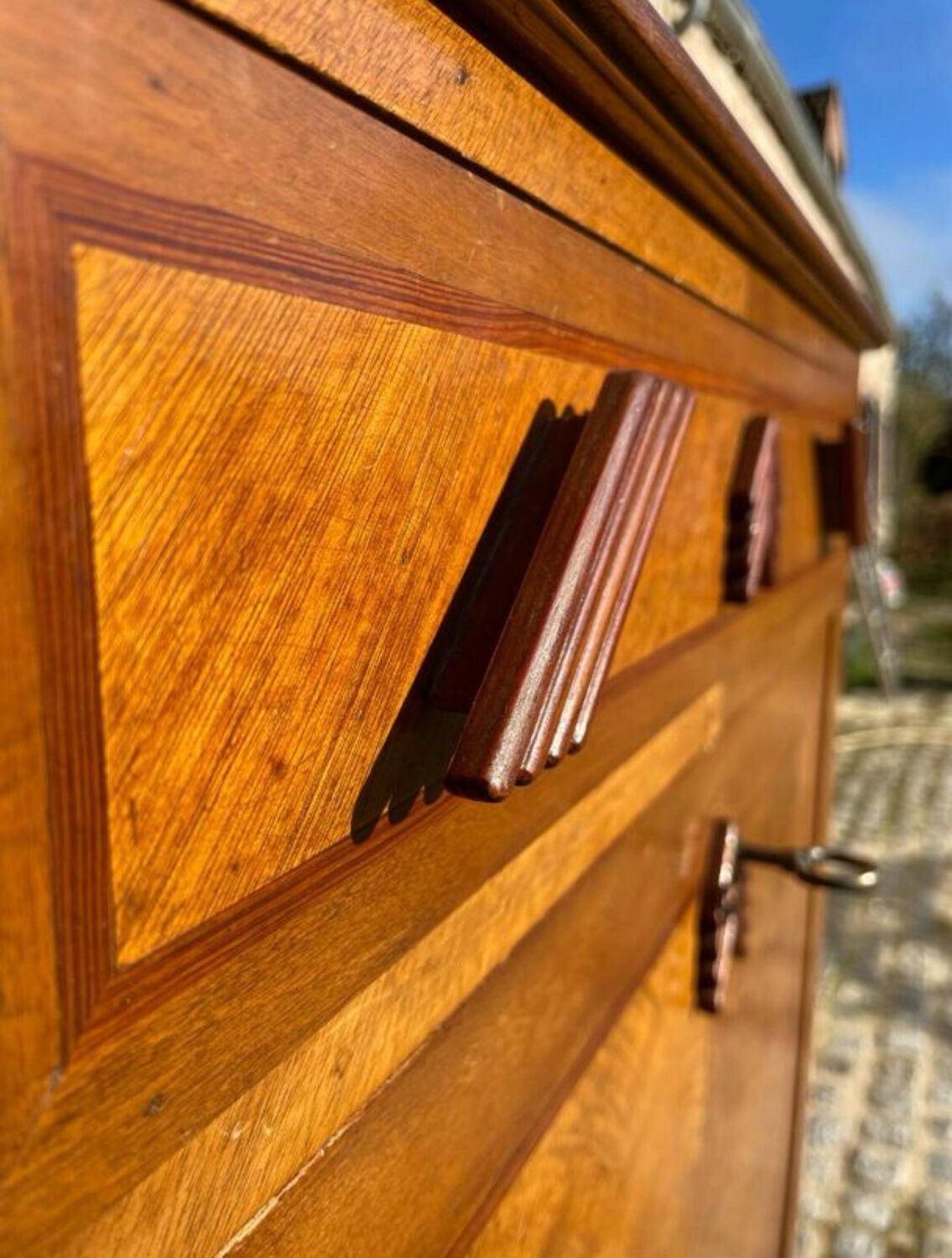Vintage wooden secretary