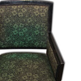 Pair of chairs on wheels secession Vienna 1915