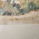 Tableau - Watercolour Landscape Brittany - Breton village - Signed André Jean Co