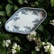Antique butter dish in Saint-Amand earthenware (Nord)