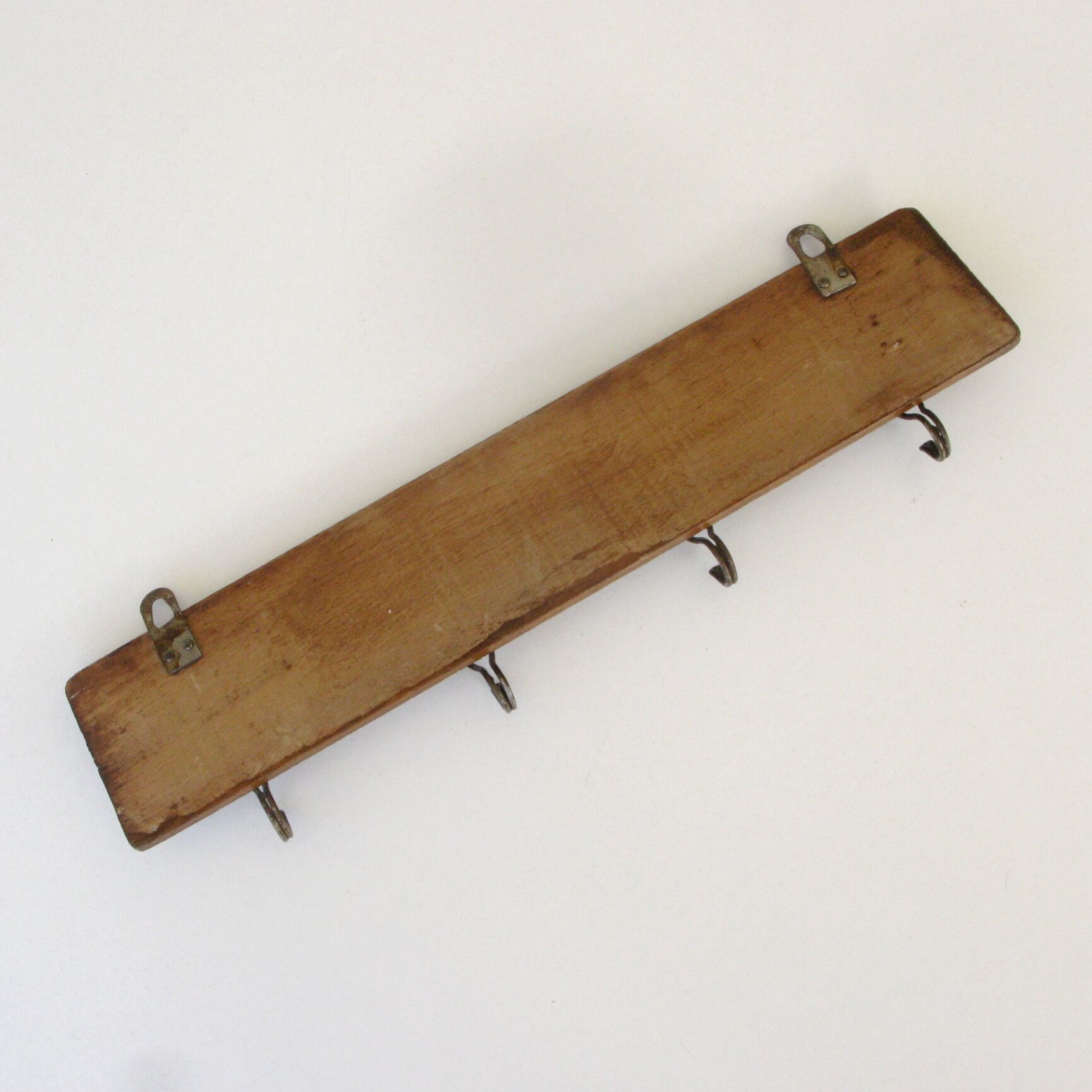 Old hanging wooden tea towels