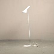 Arne Jacobsen white AJ Floor Lamp for Louis Poulsen, Denmark