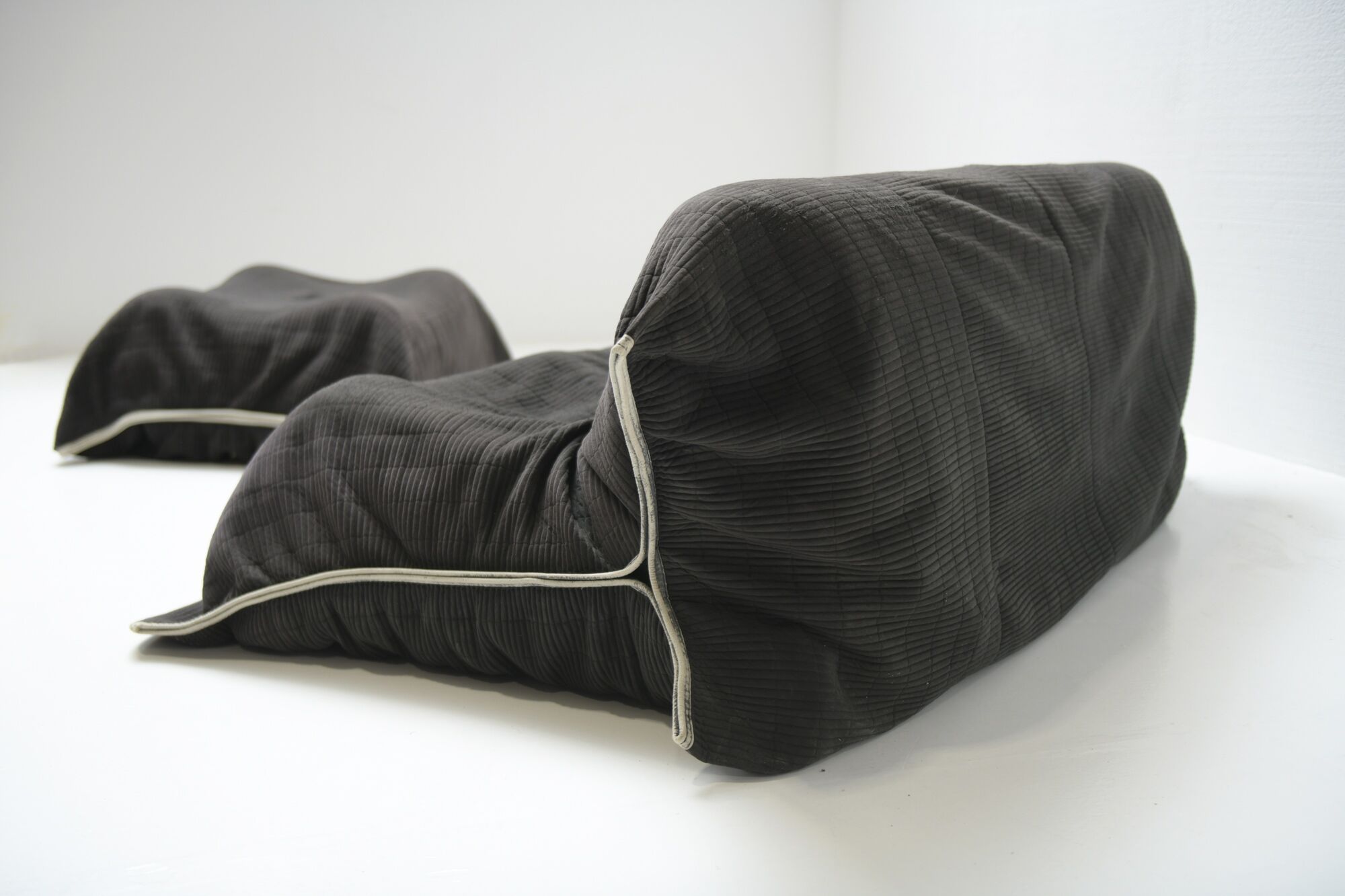 Yoko sofa in alcantara by Michel Ducaroy for Ligne Roset France