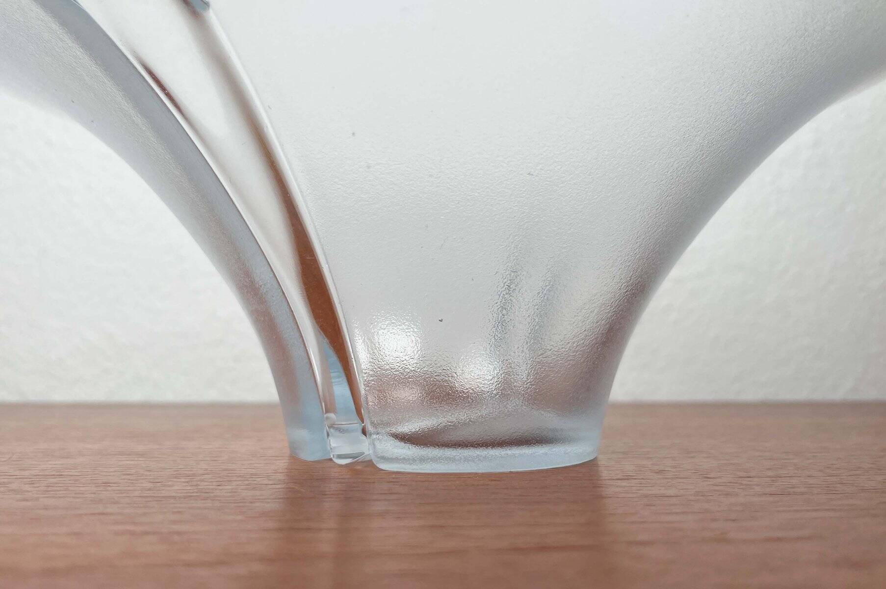 Vintage Danish glass bowl by Holmegaard, 1970s