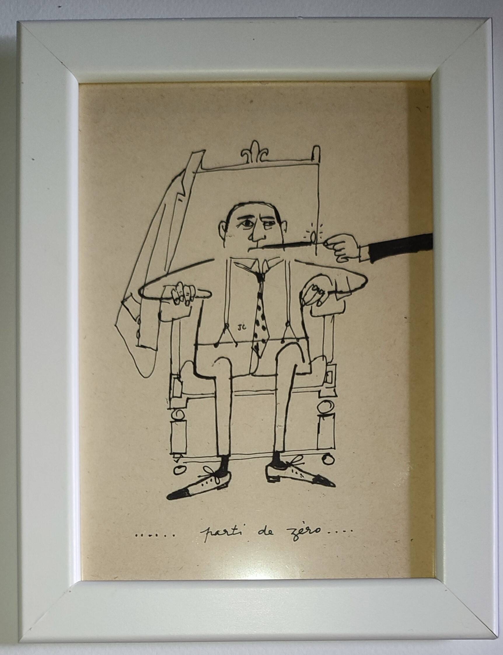 Illustration by Daninos from 1962 "Starting from zero..."