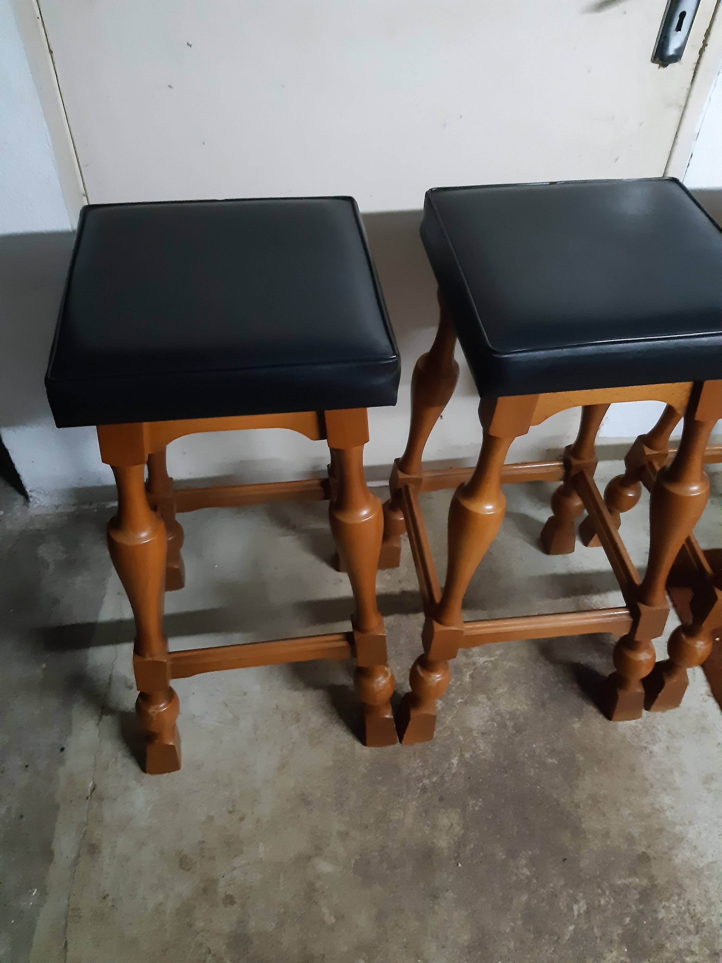 Bar stools 1960 ilse möbel mid-century