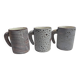Mid-Century Ceramic Mugs by Francis & Josette Bonaudi for Vallauri