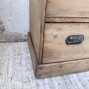 Meuble de métier pin à tiroirs 1950