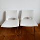 Paire de chaises bouclettes Georges Frydman 1960