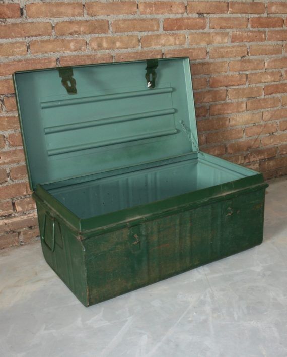 Green military canteen