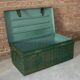 Green military canteen