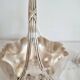 Antique silver sugar bowl with sprinkling spoon