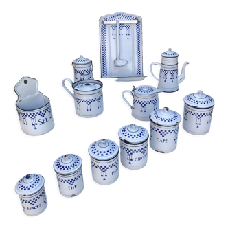 Lustucru enamelled series