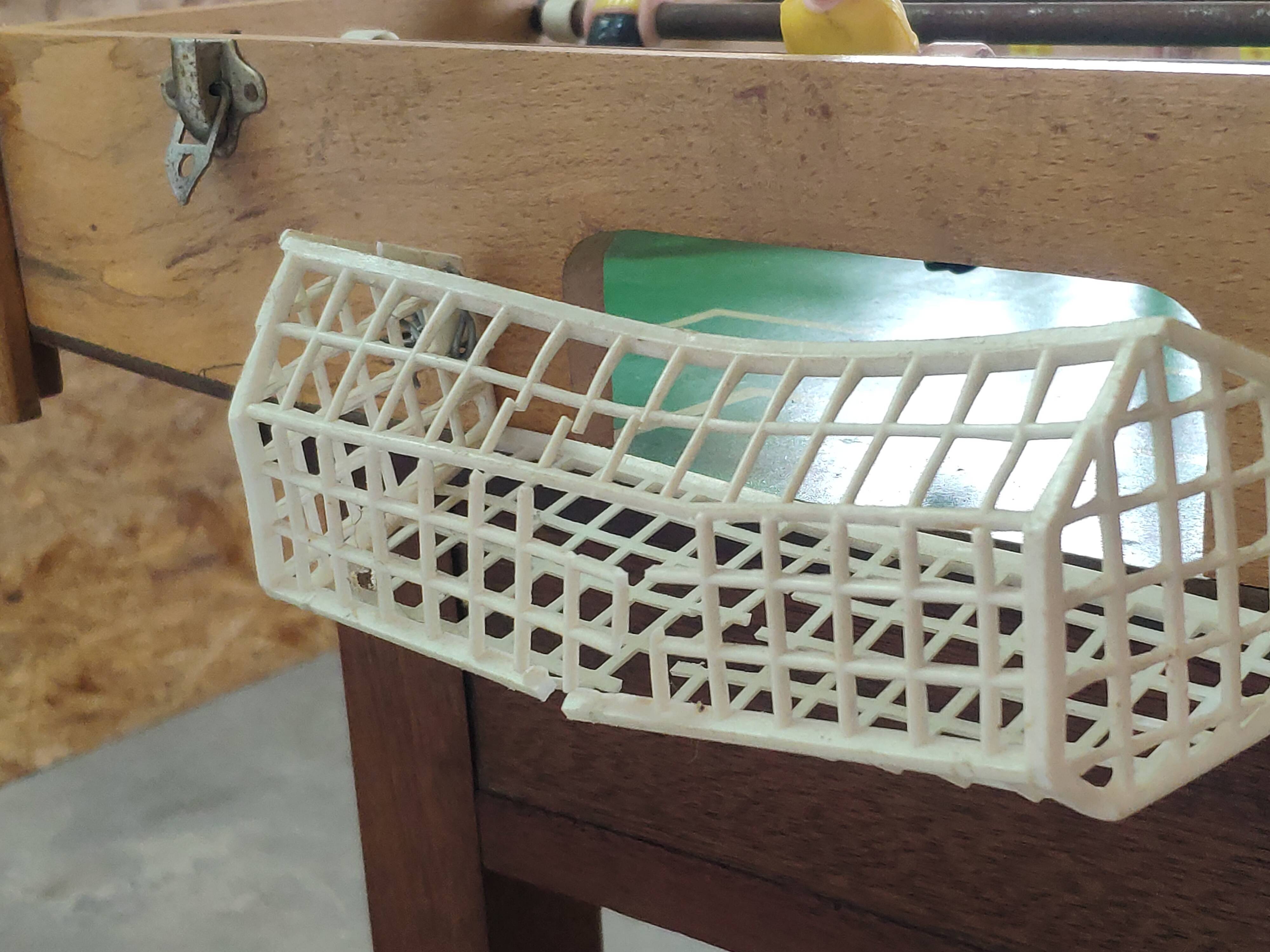 Folding vintage table football