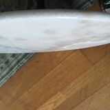 Bistro table in white marble and cast iron