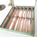 12 Baccarat crystal knife holders