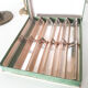 12 Baccarat crystal knife holders