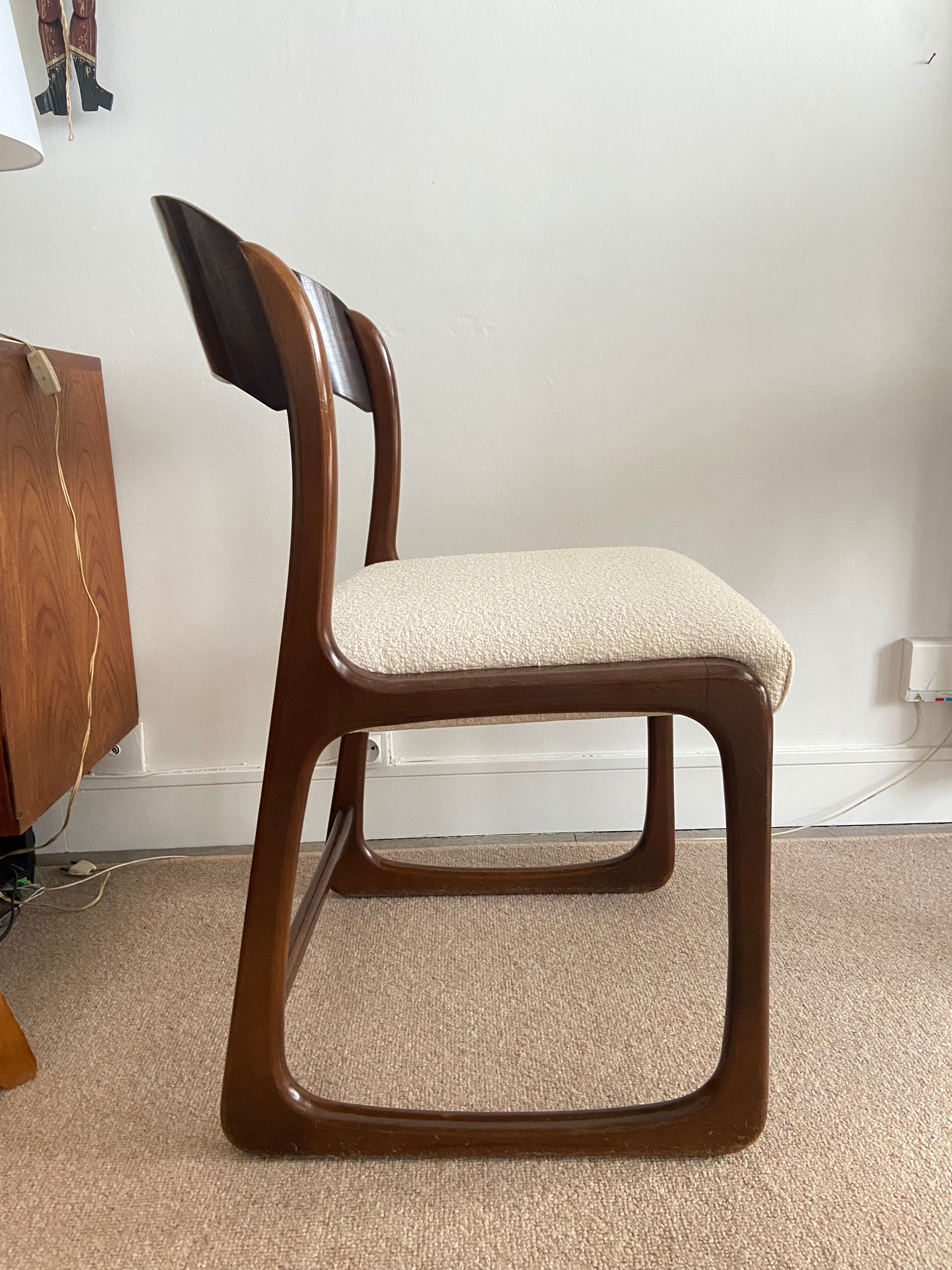 Chair Sled baumann years 60/70s